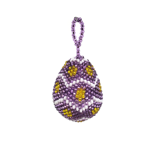 Beaded Easter Egg Ornament